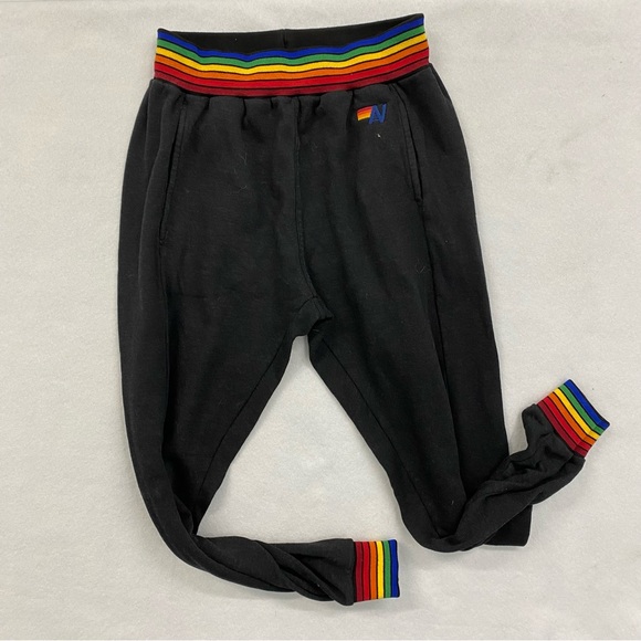 Aviator Nation 5 Stripe Joggers Large - Picture 1 of 8